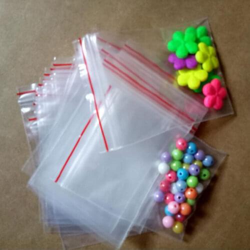 100pcs 3Types big size Transparent Pe resealable plastic retail packaging Bag ziplock poly bags zipper Bag clothing Jewelry Bags