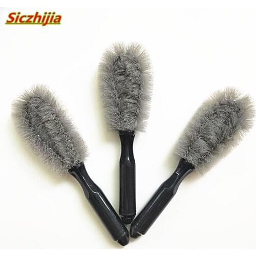 Car wheel tire cleaning brush for Ford Focus Fusion Escort Kuga Ecosport Fiesta Falcon EDGE/Explorer