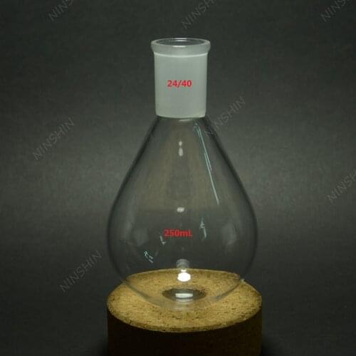 Glass Recovery Flask,Pyriform,Kjeldahl,24/40,Rotary Evaporator Bottle,250ML,500mL,1000mL,2000mL