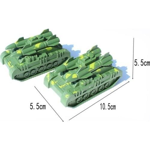 World war ii military model, double BaoJun green no wheel tank model of world war ii, childrens educational toys