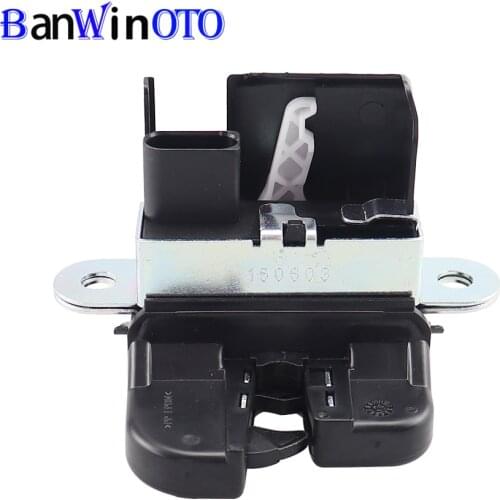 Rear Trunk Latch Actuator Tailgate Liftgate Lid Central Lock Fit for VW Volkswagen Golf GTI R MK6 2009-2013 5K0827505A