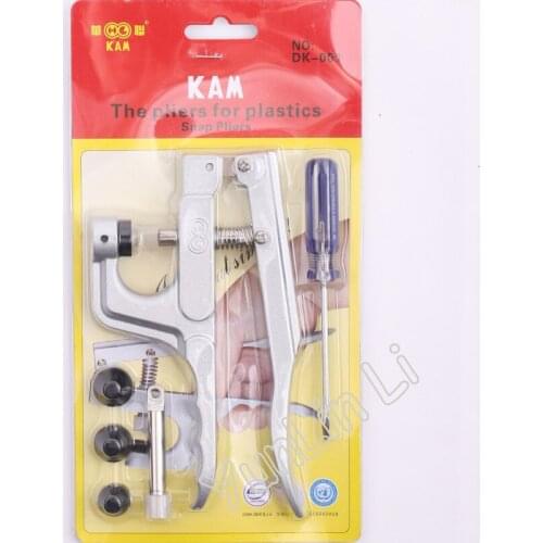 10PCS Plastic Snap Button Plier DK-001 Snap Fastener Pliers KAM Button Press Stud Cloth Button Press Machine Sewing Tools