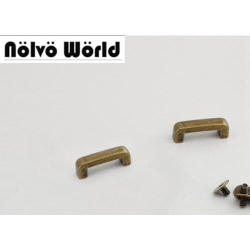 100pcs 16mm Bronze old silver DIY bridge u ring handbag metal accessory,arch bridge fashion connector accessory 50pcs