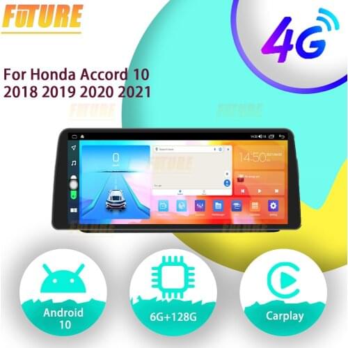 12.3 Inch For Honda Accord 10 2018 2019-2021 Android Car Radio Stereo Multimedia Player GPS Navigation Touch Screen Head Unit