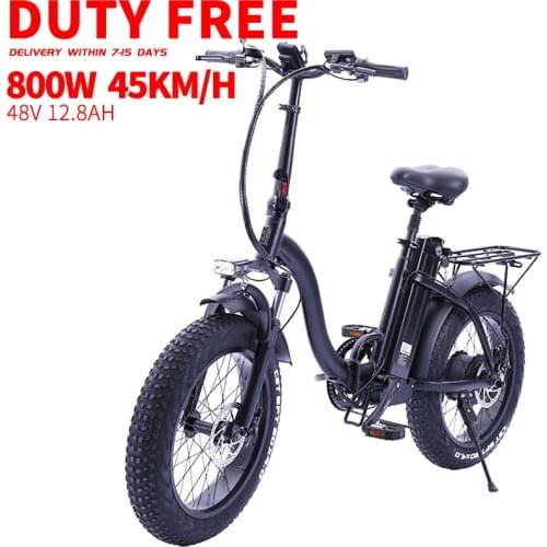 Duty free 2021 E Bike Aluminum Alloy Electric Bike Electric Bicycle For Adult 20 inch Mountain ebike 45KM/H 48v 12.8AH 800w