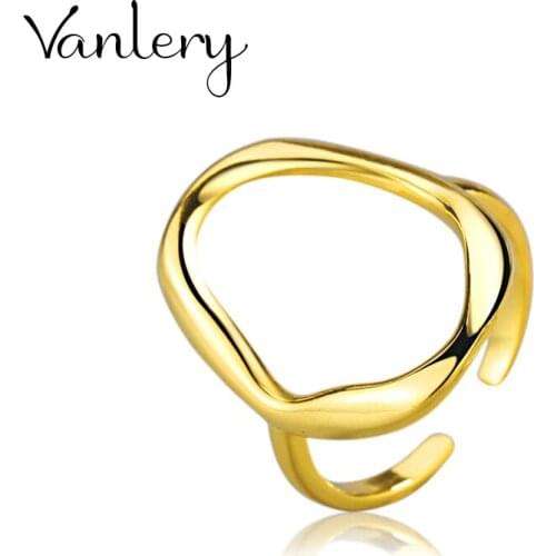 Bohemian Charm Boho Circle Rings For Women Lover Wedding Bridal Valentines Gifts Men Open Retro Antique Rings