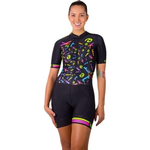 Black Bafitt Cycling Suit For Women Clothing Wholesale Summer Free Force Female Cyclist Jumpsuit Little Monkey Kit Free Shipping