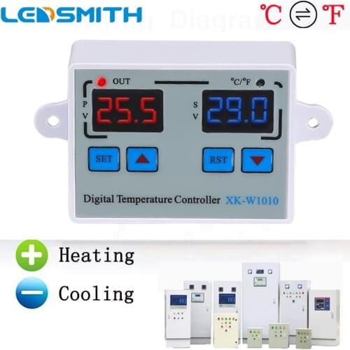 DC 12V 24V 110V 220V AC LED Digital Temperature Controller Thermostat Thermoregulator Aquarium Incubator Temperature Regulator