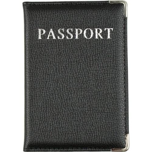 DIKEDAKU Copper Edge Women Passport Holder Pu Leather Travel Covers for Passport Organizer Pink Cute Girls Classic Passport Case