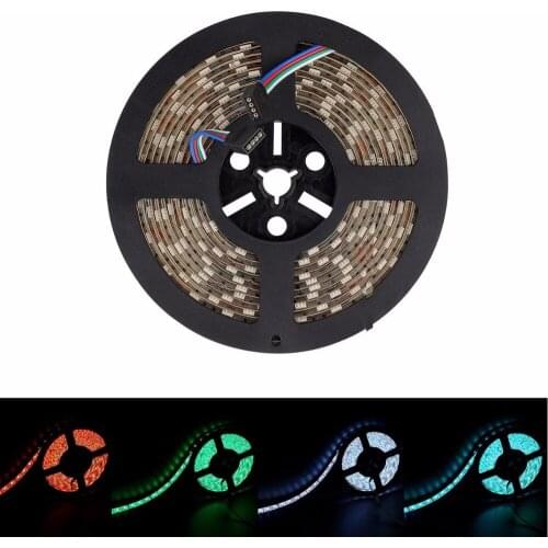 Hot Sale LED strip 5050 12V flexible light 60led/m,5m/lot ,RGB, White,Warm white, Blue,Green,Red,Yellow fita de non-waterproof