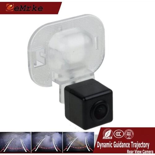 EEMRKE For Kia Cerato TD 2009-2013 Dynamic Trajectory Parking Line Camera Vehicle Rearview Reversing Tracks Camera