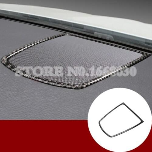 Carbon Fiber Center Dashboard Speaker Cover For BMW 5 Series F10 F11 2011-2015 1pcs Car accesories interior Car Trim