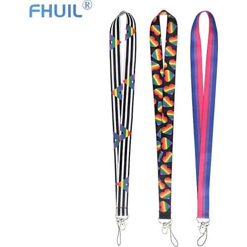 Mobile Phone Straps Neck Strap Lanyard for USB Flash Drives Keys Keychain ID Card For iPhone 12 Badge Holder Hang Rope Lanyards