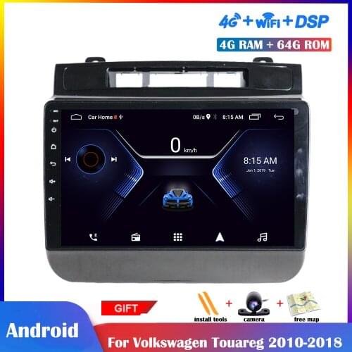 10.1inch Android Multimedia Player For Volkswagen Touareg 2010-2018 Car Radio Stereo Navigation DSP Wifi Touch IPS Screen 4G Net