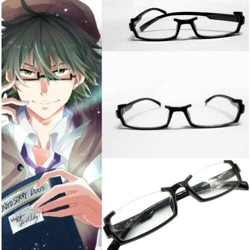 Bungo Stray Dogs Edogawa Ranpo Cosplay Glasses Fashion Eyeglasses Eyewear Halloween Costume Accessories