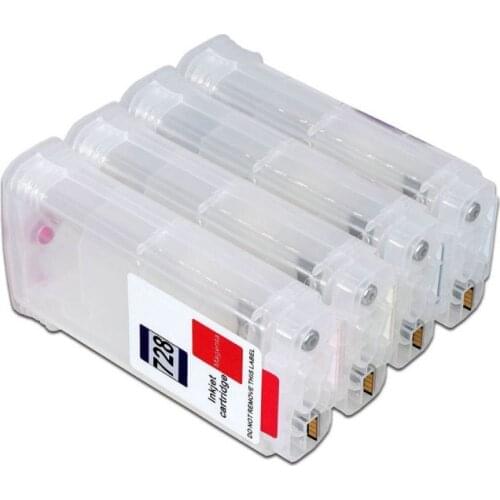 130ML 728 Refillable Ink Cartridge For HP728 Designjet T730 T830 Plotters
