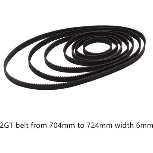 3D printer belt GT2 closed loop rubber 2GT timing 888 890 892 894 896 898 900 902 904 906 908 Length 888mm 900mm 908mm width 6mm