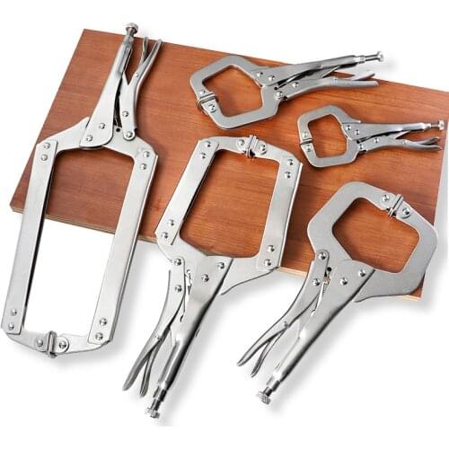 6/9/11/14 Inch Locking Quick Clamp C Clamp Durable Clamping Pliers Woodworking Tools Clamps Clips Face Clamp Dropshipping
