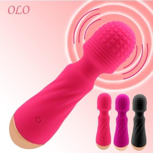 OLO 12 Frequency Magic AV Wand Vibrator Sex Toys for Woman Dildo Vibrator Female Masturbation G Spot Clitoris Stimulation