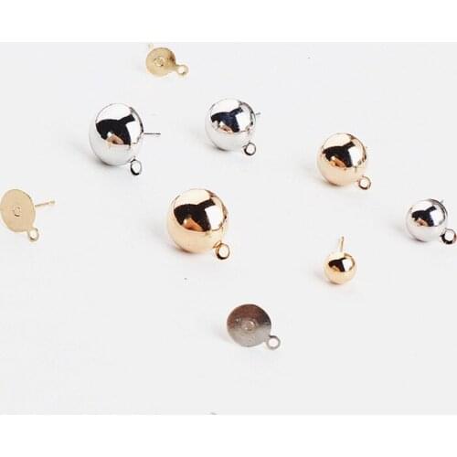 10pcs Diy Handmade Jewelry Accessories Gold Plated Branches Bow Earrings Earrings Earplugs Material Pendant