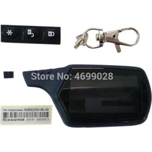 10PCS/lot A91 Key Shell Keychain Body Case For 10 PCS/lot Starline A91 A61 B9 B6 B91 B61 KGB FX-7 lcd Remote Control Car Alarm