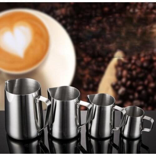 3Sizes Stainless Steel Milk Frothing Jug Espresso Coffee Mug Pitcher Barista Craft Coffee Cappuccino Cups Latte Pot Kitchen Tool