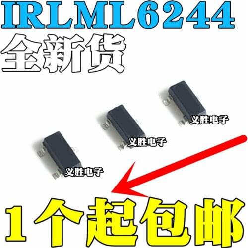 3PCS New and original IRLML6244TRPBF SOT-23 N 20V/6.3A MOSFET