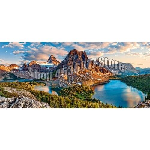 Diamond Embroidery Landscape Mountain Canada Wall Art Diy Diamond Painting Cross Stitch Full Mosaic Decoration Decor Christmas