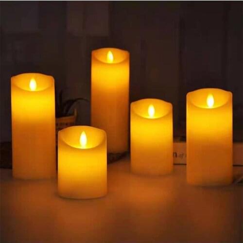 Flameless LED Candle Light Battery Operated LED Candle for Wedding Party Home Christmas Decoration Party Supplies Night Light