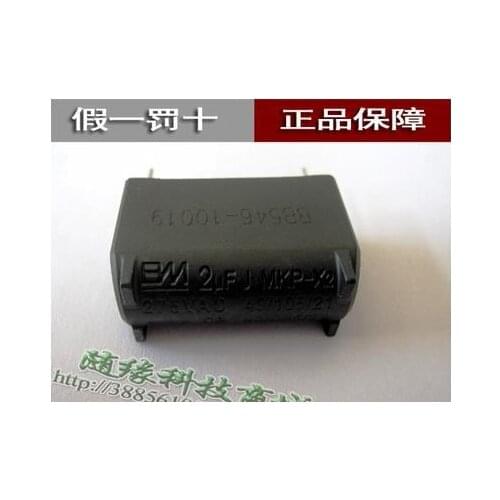 Free shipping Induction cooker capacitor 2UF275V AC MKP-X2 5% 10pcs/lot