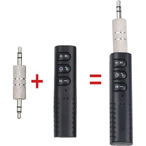 Kebidumei Bluetooth Receiver Dongles for iphone X Xs Max Adapter AUX 3.5mm earphone Handsfree Call Music no Transmitter Car Kit