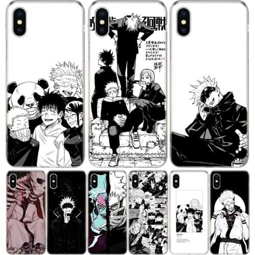 Anime Jujutsu Kaisen Phone Case for Apple Iphone 11 12 X Xs Pro Max Mini XR 7 8 6 6s Plus 7G 6G 5G 5S 5 SE +Shell Cover Coque 20