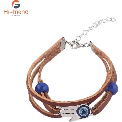 Game The Last of Us 2 Part II Ellie Dina Hamsa Bracelet for Women Men Handmade Jewelry Gift Accessories Bracelet