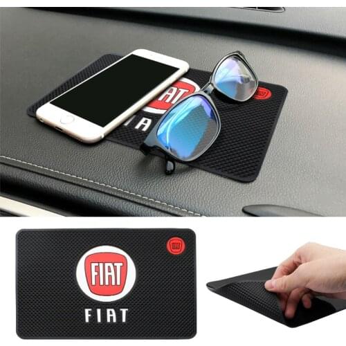 Car Dashboard Sticky Anti-Slip PVC Mat Non-Slip Gel Pad For Fiat Ducato 244 Albea Doblo 500 Grande Punto Internal Accessories