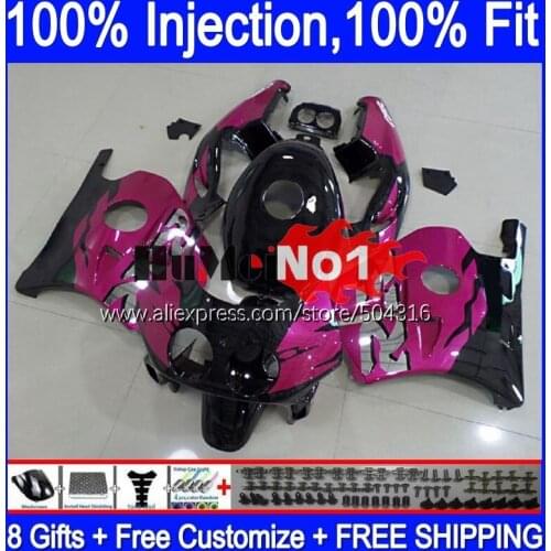 Injection Body For HONDA CBR250RR rose black CBR 250 RR MC19 1988 1989 134MC.14 CBR250 RR CBR 250RR 250R 88 89 OEM Fairing Kit