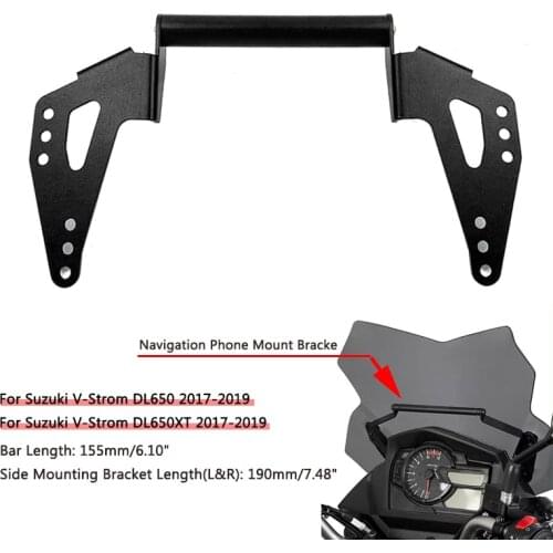 For Suzuki Vstrom DL 650 2017 2018 2019 2020 Accessories Motorcycle Navigation Phone Mount Bracket DL650 XT V Strom 650