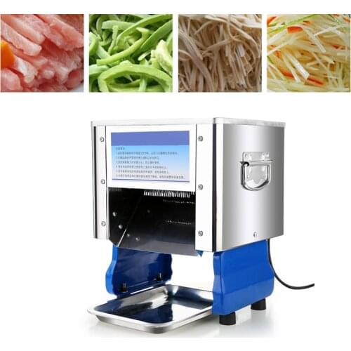 Meat Cutter Cutting Machine Commercial Electric Stainless Steel Chicken Fish Beef Meat Vegetable Slicer Dicing Machine 220V