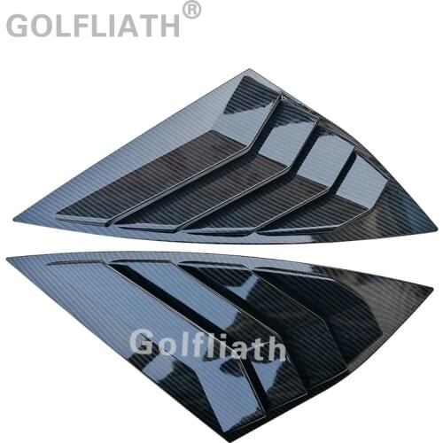 Car sticker ABS CARBON FIBER LOOK on the window for volkswagen JETTA MK6 2019