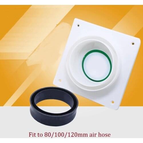 Wall Air Vent Grille Louvres Fresh Air outlet Backdraft Damper one way rubber seal cover