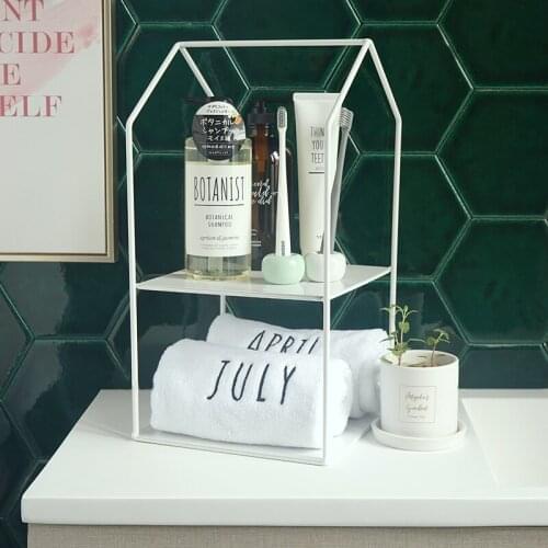 SWEETGO Iron house cupcake stand decorating tools for wedding dessert home decoration cake pops perfume display jewelry holder