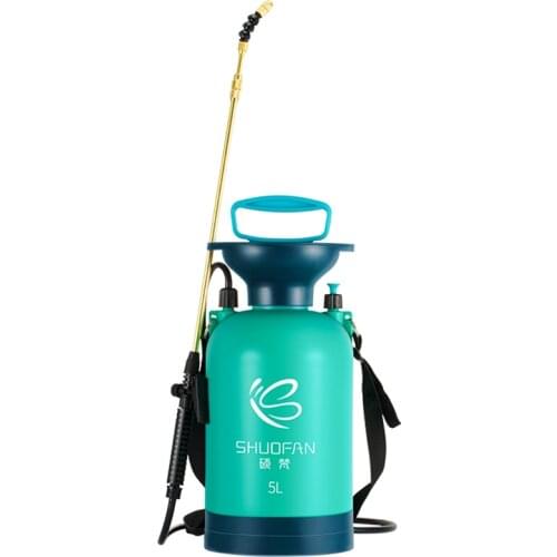 0.8 Gallon Portable Pump Pressure Sprayer With Pressure Relief Valve Garden Sprinkler Extended Brass Washer Wand Lawn Hydro Jet