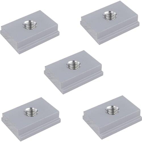M6/M8 T-track Slider Sliding Nut Aluminum Alloy T Slot Nut For Woodworking Tool Jigs Screw Slot Fastener 5pcs/10pcs