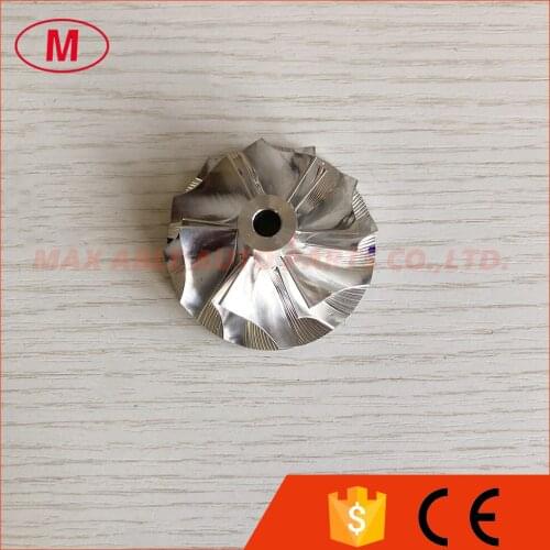 TB25 431350-0001e 39.80/51.37mm 6+6blades turbo milling/aluminum 2618/billet compressor wheel for 709390-0001 BME ALPINA B10