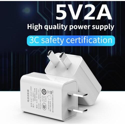 COOFUN Universal Dual USB Travel Mobile Phone Charger Standard 5V 2A Smart Charging Head Smart phone USB Travel Fast charger