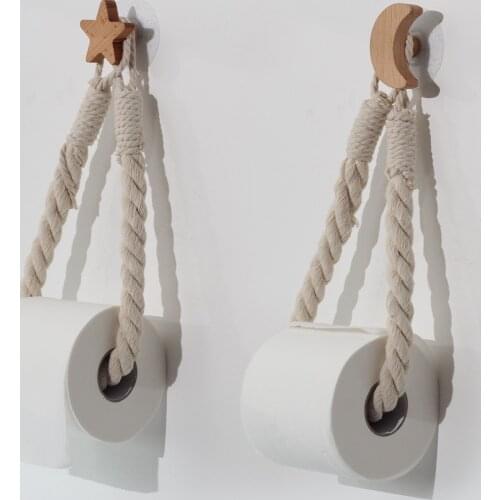 Vintage Towel Hanging Rope Toilet Paper Holder Home Hotel Bathroom Decoration Supplies Accessory Rack Holders