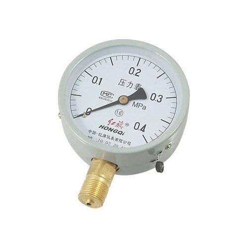 Air Water 3/4" Thread 0.4Mpa Pressure Gauge Tool New