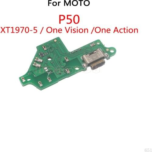 30PCS/Lot For Motorola MOTO P50 XT1970-5/ One Vision /One Action USB Charging Dock Board Socket Jack Port Connector Flex Cable