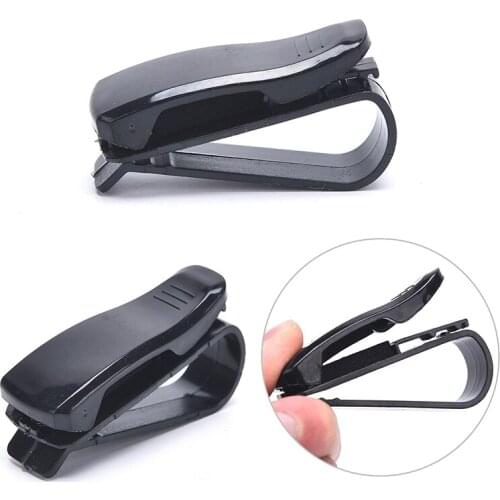 1pc AUTO ACCESSORIES Glasses Case Auto Fastener Clip Car Sun Visor Sunglasses Holder Car Vehicle Auto Accessories