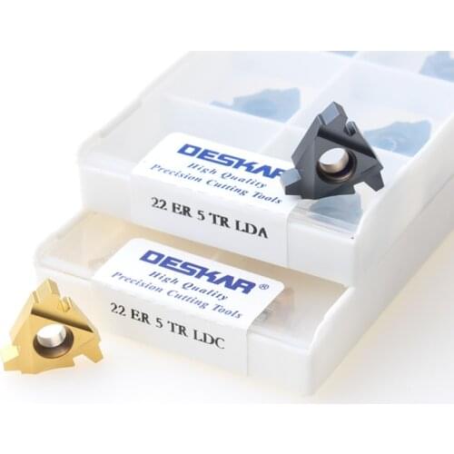 10PCS 22ER 4 5 6 TR LDA LDC 10 high-quality CNC threaded inserts special tools for lathes