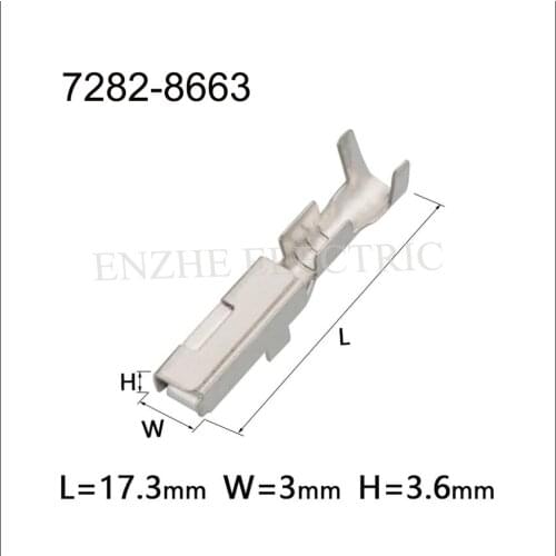 100PCS DJ621-2.2A Terminal Car Female Wire Connector Plugs Socket Fuse Box Harness Soft Jacket